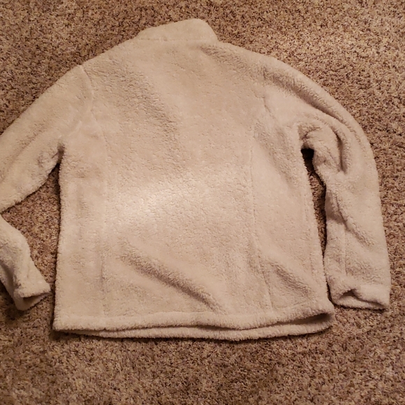Patagonia 1/4 zip cream pullover sz Lg - Picture 4 of 4